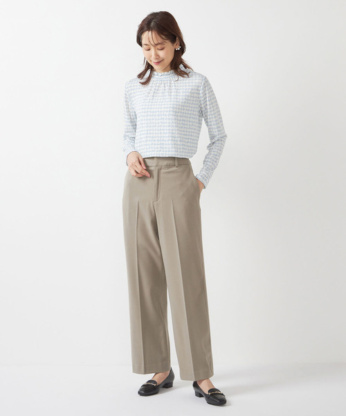 A/C DESIGN BY ALPHA CUBIC(エーシーデザインバイアルファキュービック)の「プリント裏起毛プルオーバー(Tシャツ/カットソー・レディース・ライトグレー/ブラック/サックスブルー・L/M/LL)」の10枚目の写真