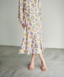 美品★GRACE CONTINENTALグレースコンチネンタル　花柄スカート マーガレットフラワープリントスカート / GRACE CONTINENTAL