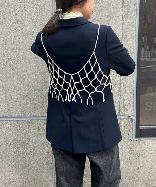 fredy emue（フレディエミュ）の「ビーズビスチェ（シャツ/ブラウス・レディース・アイボリー・38）」の14枚目の写真