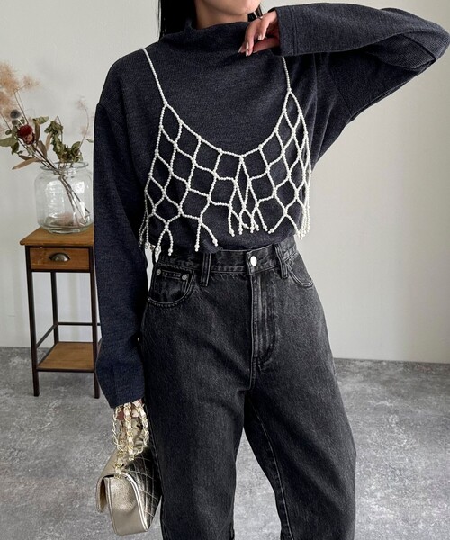 fredy emue（フレディエミュ）の「ビーズビスチェ（シャツ/ブラウス・レディース・アイボリー・38）」の17枚目の写真