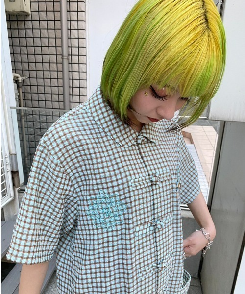 Candy Stripper（キャンディストリッパー）の「CANDY TOKYO CHINA ワンピース（シャツワンピース・レディース・ミント/グレー/ブラック・2）」の13枚目の写真