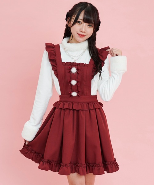 Secret Honey（シークレットハニー）の「アクセサリー付ベロアトップス