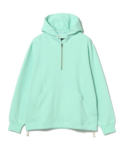 BEAMS PLUS（ビームスプラス）の「ハーフジップ スウェット フーディ（パーカー・メンズ・イエロー/レッド/ミント・XL/L/M/S）」の2枚目の写真