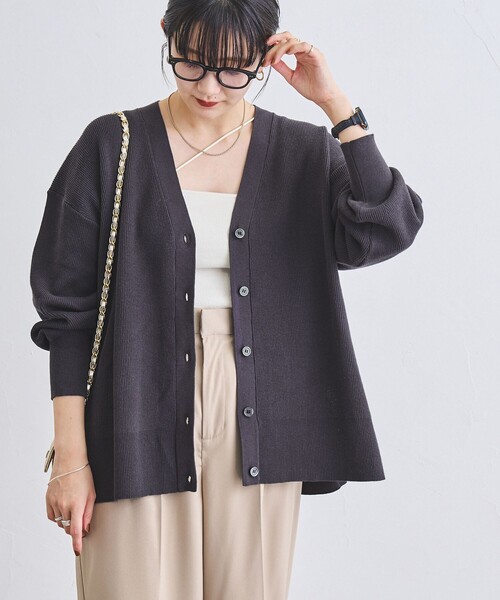 ⭐︎出品 セール】カタアゼVネックカーディガン（カーディガン/ボレロ）｜coen