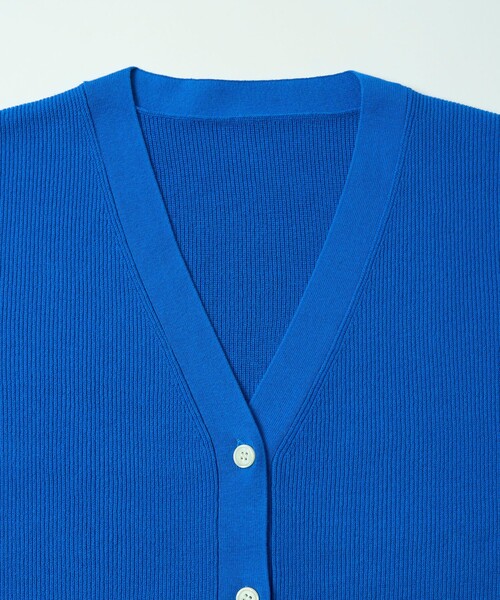 coen(コーエン)の「カタアゼVネックカーディガン(カーディガン/ボレロ・レディース・グレー/オフホワイト/ライム/ダークグレー/ケリーグリーン/ロイヤルブルー・FREE)」の22枚目の写真