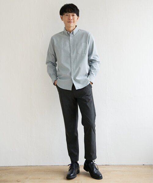 ikka（イッカ）の「【吸水速乾】イージーケアオックスボタンダウンシャツ（シャツ/ブラウス・メンズ・ホワイト/オフホワイト/オレンジ/グリーン/ブルー/ネイビー・S/M/L/XL）」の18枚目の写真