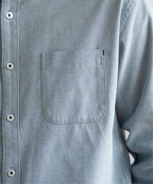 ikka（イッカ）の「【吸水速乾】イージーケアオックスボタンダウンシャツ（シャツ/ブラウス・メンズ・ホワイト/オフホワイト/オレンジ/グリーン/ブルー/ネイビー・S/M/L/XL）」の11枚目の写真