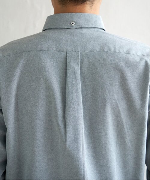 ikka（イッカ）の「【吸水速乾】イージーケアオックスボタンダウンシャツ（シャツ/ブラウス・メンズ・ホワイト/オフホワイト/オレンジ/グリーン/ブルー/ネイビー・S/M/L/XL）」の19枚目の写真