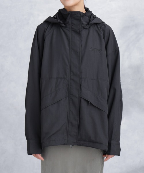 WILD THINGS(ワイルドシングス)の「WILD THINGS/別注 SUPPLEX SHORT JACKET(ブルゾン・レディース・ブルーグレー/ブラック・FREE)」の20枚目の写真