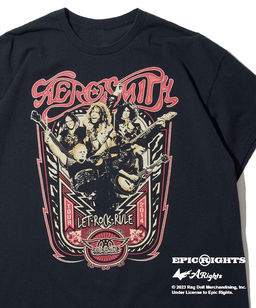 セール】ヴィンテージ加工 バンドTシャツ / AEROSMITHロックT