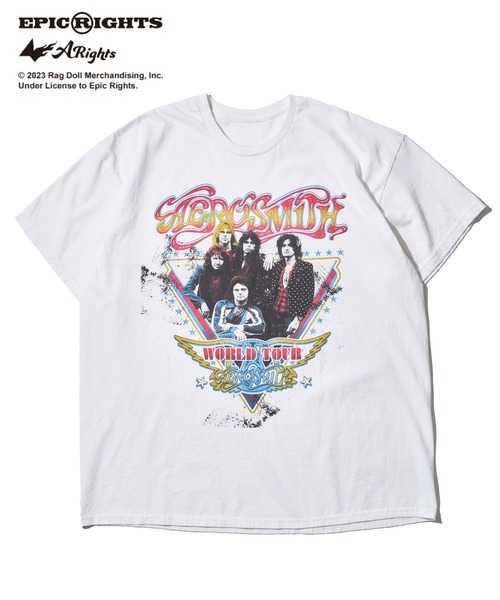 セール】ヴィンテージ加工 バンドTシャツ / AEROSMITHロックTシャツ（T