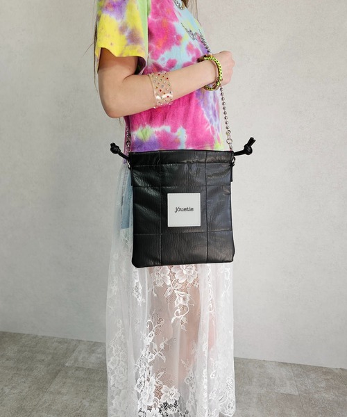 【jouetie/ジュエティ】メタリックPUキルティング 巾着ショルダーバッグ（ショルダーバッグ）｜jouetie（ジュエティ） pattayablatt.com
