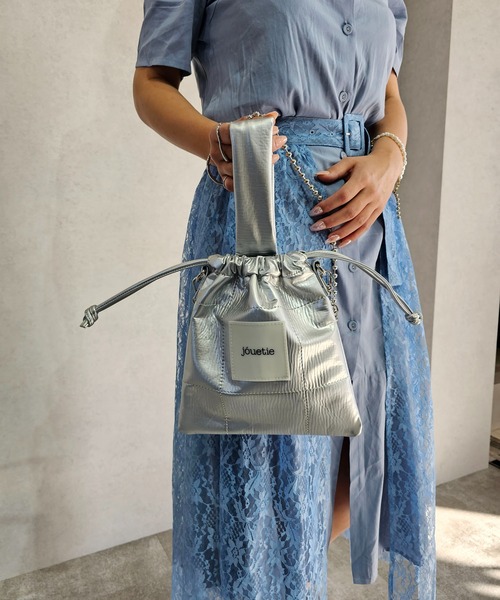 【jouetie/ジュエティ】メタリックPUキルティング 巾着ショルダーバッグ（ショルダーバッグ）｜jouetie（ジュエティ） pattayablatt.com