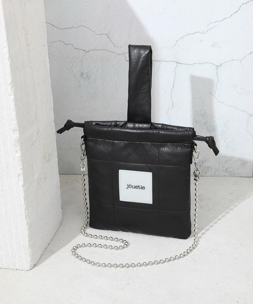 【jouetie/ジュエティ】メタリックPUキルティング 巾着ショルダーバッグ（ショルダーバッグ）｜jouetie（ジュエティ） pattayablatt.com