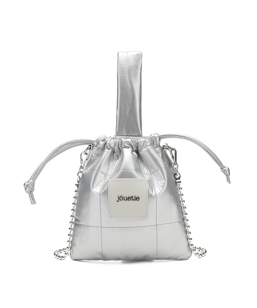 【jouetie/ジュエティ】メタリックPUキルティング 巾着ショルダーバッグ（ショルダーバッグ）｜jouetie（ジュエティ） pattayablatt.com