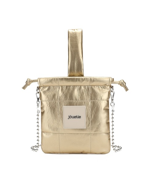 【jouetie/ジュエティ】メタリックPUキルティング 巾着ショルダーバッグ（ショルダーバッグ）｜jouetie（ジュエティ） pattayablatt.com