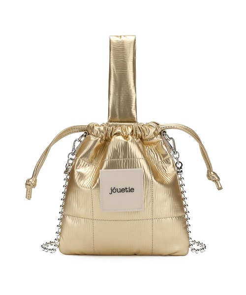 【jouetie/ジュエティ】メタリックPUキルティング 巾着ショルダーバッグ（ショルダーバッグ）｜jouetie（ジュエティ） pattayablatt.com