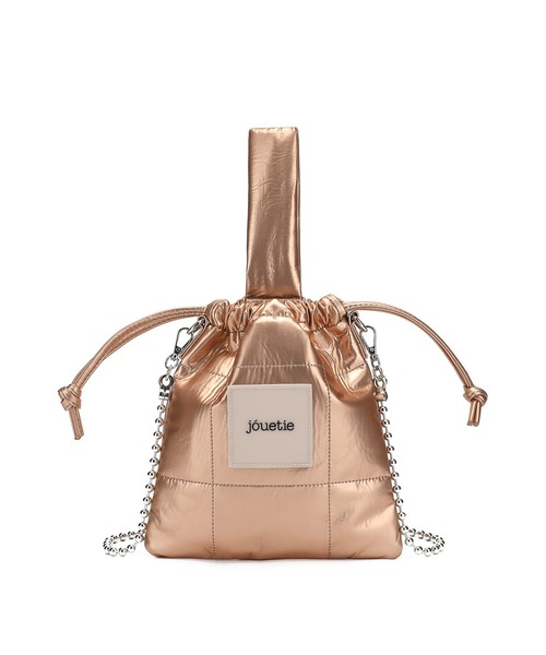 【jouetie/ジュエティ】メタリックPUキルティング 巾着ショルダーバッグ（ショルダーバッグ）｜jouetie（ジュエティ） pattayablatt.com