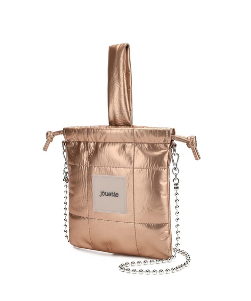 【jouetie/ジュエティ】メタリックPUキルティング 巾着ショルダーバッグ（ショルダーバッグ）｜jouetie（ジュエティ） pattayablatt.com