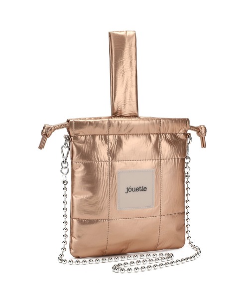 【jouetie/ジュエティ】メタリックPUキルティング 巾着ショルダーバッグ（ショルダーバッグ）｜jouetie（ジュエティ） pattayablatt.com