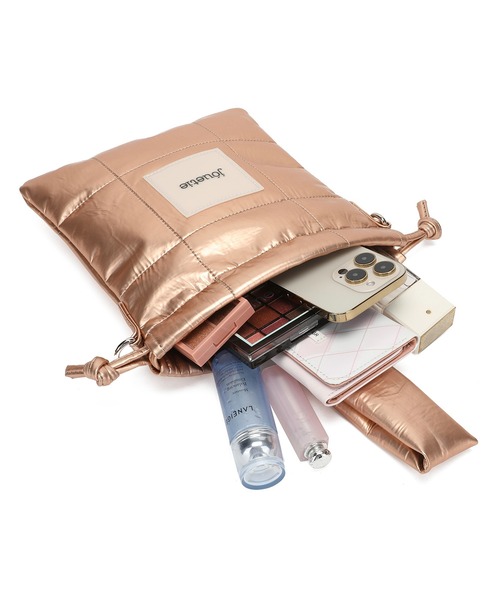 【jouetie/ジュエティ】メタリックPUキルティング 巾着ショルダーバッグ（ショルダーバッグ）｜jouetie（ジュエティ） pattayablatt.com