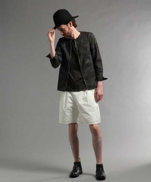 HARE(ハレ)の「ボリュームタックショーツ(HARE)(その他パンツ・メンズ・カーキ/オフホワイト/ブラック・SMALL/MEDIUM)」の21枚目の写真