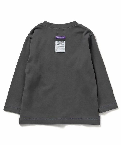 F.O.KIDS（エフオーキッズ）の「手描きイラスト長袖Tシャツ_防汚加工（Tシャツ/カットソー・キッズ・ベージュ/チャコール/カーキ・80/90/100/110/120/130/140）」の17枚目の写真
