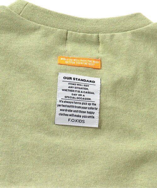 F.O.KIDS（エフオーキッズ）の「手描きイラスト長袖Tシャツ_防汚加工（Tシャツ/カットソー・キッズ・ベージュ/チャコール/カーキ・80/90/100/110/120/130/140）」の11枚目の写真