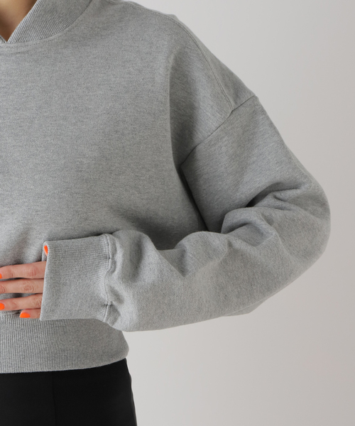 【SKIN × EDIT. FOR LULU】コラボ クロップドスウェット SKIN（スキン）の「【SKIN × EDIT. FOR LULU】コラボ クロップド