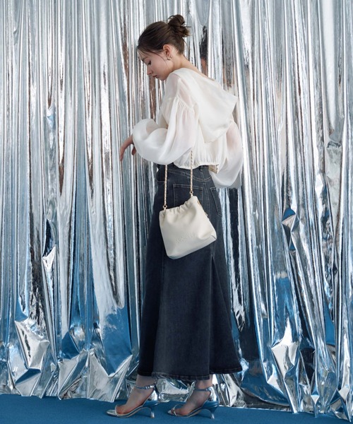 archives（アルシーヴ）の「シアーショートフーディー（その他アウター・レディース・ピンク/アイボリー/ブラック・MEDIUM）」の14枚目の写真