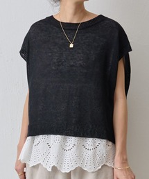 BEARDSLEY | 《前後2way》リネンニットベスト(ベスト)