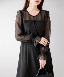 SUGAR BISKET（シュガービスケット）の「シフォンスリーブワンピース（ワンピース）」