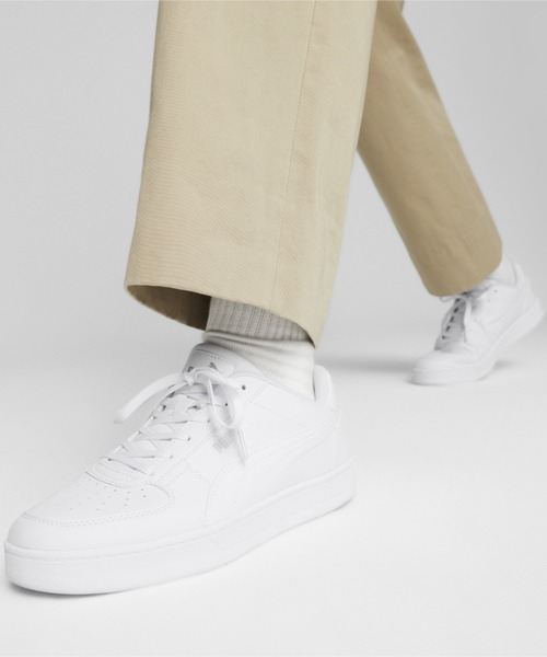 PUMA(プーマ)の「PUMA プーマ ユニセックス プーマ ケーブン 2.0 スニーカー(スニーカー・メンズ・ブラック×ピンク/ホワイト×シルバー・22.0cm/23.0cm/22.5cm/23.5cm/28.0cm/27.5cm/29.0cm/28.5cm/27.0cm/25.5cm/25.0cm/26.5cm/26.0cm/29.5cm/30.0cm/24.5cm/24.0cm)」の2枚目の写真