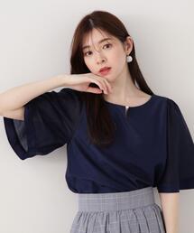 シアーフレアスリーブブラウス / 1214110401