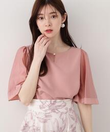 PROPORTION BODY DRESSING | シアーフレアスリーブブラウス / 1214110401(シャツ/ブラウス)