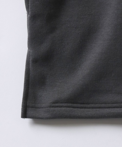 SITRY（シトリー）の「Rose Embroidery Punch the dough Half Zip Shirt/ポンチ オーバーサイズ 薔薇 ワンポイント刺繍 ハーフジップ 半袖Tシャツ（Tシャツ/カットソー・メンズ・ホワイト/チャコール/ブラック・L/M）」の11枚目の写真