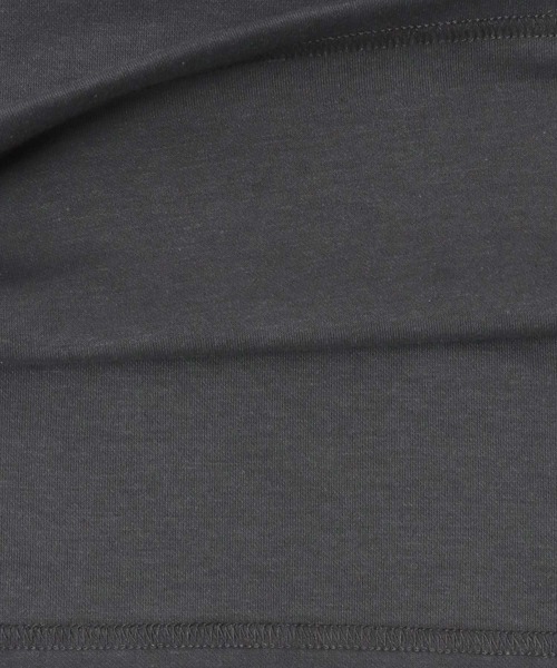 SITRY（シトリー）の「Rose Embroidery Punch the dough Half Zip Shirt/ポンチ オーバーサイズ 薔薇 ワンポイント刺繍 ハーフジップ 半袖Tシャツ（Tシャツ/カットソー・メンズ・ホワイト/チャコール/ブラック・L/M）」の13枚目の写真