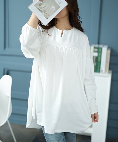 切替えギャザープルオーバー（シャツ/ブラウス）｜GOLDJAPAN（ゴールド