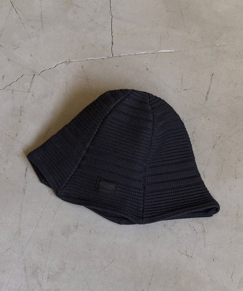 Mighty Shine（マイティシャイン）の「Knit Tulip Hat（ハット・メンズ・ベージュ/チャコールグレー・FREE）」の2枚目の写真