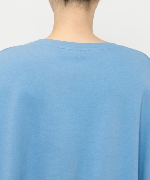 saloon（サルーン）の「SALOON(サルーン)/　ドルマン　ルーズ　Ｔシャツ（Tシャツ/カットソー・レディース・ブラック/ホワイト/ライトブルー・FREE）」の19枚目の写真