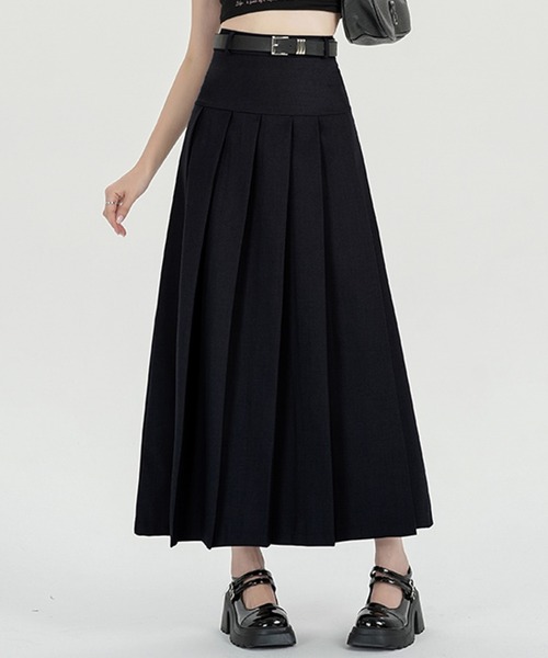 Twinkle;pm（トゥインクルピーエム）の「プリーツスカート（スカート・レディース・ブラック/グレー・SMALL/MEDIUM/LARGE/X-LARGE）」の2枚目の写真