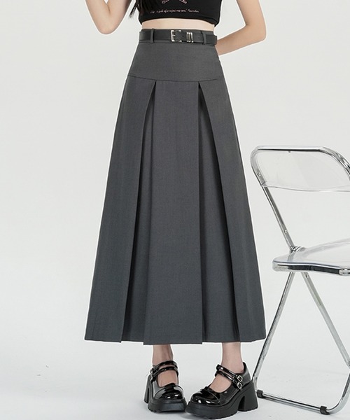 Twinkle;pm（トゥインクルピーエム）の「プリーツスカート（スカート・レディース・ブラック/グレー・SMALL/MEDIUM/LARGE/X-LARGE）」の6枚目の写真