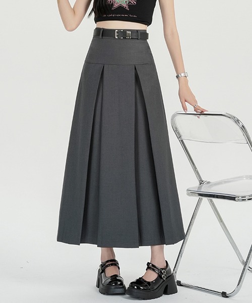 Twinkle;pm（トゥインクルピーエム）の「プリーツスカート（スカート・レディース・ブラック/グレー・SMALL/MEDIUM/LARGE/X-LARGE）」の7枚目の写真