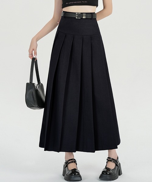 Twinkle;pm（トゥインクルピーエム）の「プリーツスカート（スカート・レディース・ブラック/グレー・SMALL/MEDIUM/LARGE/X-LARGE）」の17枚目の写真