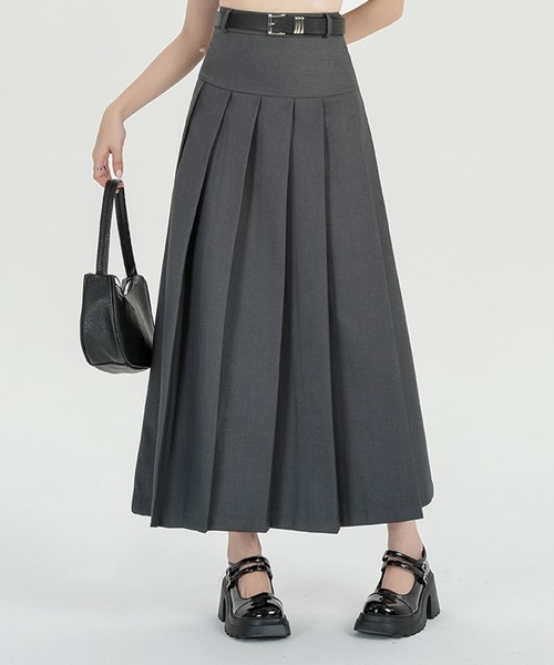 Twinkle;pm（トゥインクルピーエム）の「プリーツスカート（スカート・レディース・ブラック/グレー・SMALL/MEDIUM/LARGE/X-LARGE）」の9枚目の写真