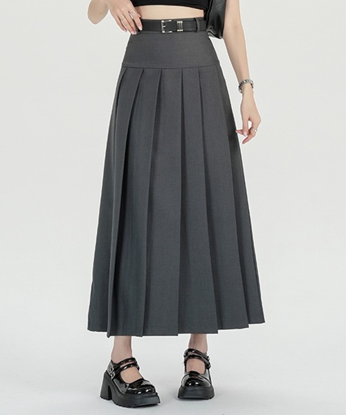 Twinkle;pm（トゥインクルピーエム）の「プリーツスカート（スカート・レディース・ブラック/グレー・SMALL/MEDIUM/LARGE/X-LARGE）」の11枚目の写真