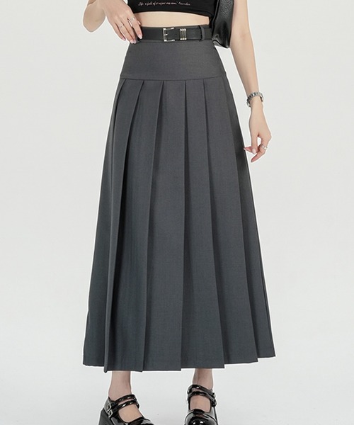 Twinkle;pm（トゥインクルピーエム）の「プリーツスカート（スカート・レディース・ブラック/グレー・SMALL/MEDIUM/LARGE/X-LARGE）」の12枚目の写真