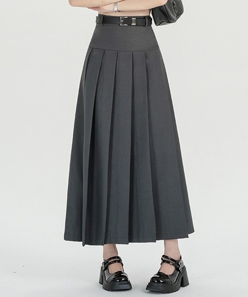 Twinkle;pm（トゥインクルピーエム）の「プリーツスカート（スカート・レディース・ブラック/グレー・SMALL/MEDIUM/LARGE/X-LARGE）」の4枚目の写真