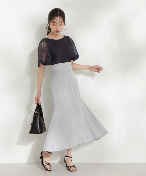 PROPORTION BODY DRESSING（プロポーションボディドレッシング）の「レースブラウス / 1214110506（シャツ/ブラウス・レディース・ネイビー/ホワイト系その他/グレー・SMALL/MEDIUM）」の19枚目の写真