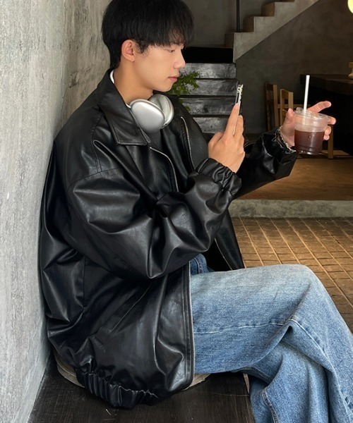 REBALANCE（リバランス）の「ダブルジッパージャケット（ライダースジャケット・メンズ・C/A/B・MEDIUM/LARGE）」の16枚目の写真